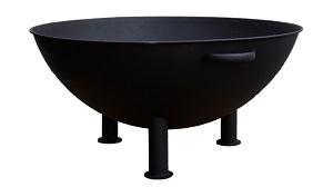 Outdoor Heritage Firebowl - Black | Ivyline | Local Delivery Available